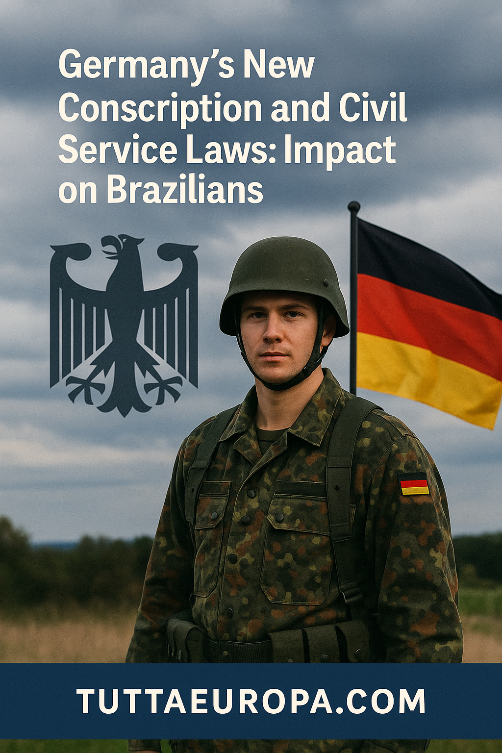 A Nova Conscrição Alemã: Como o Serviço Militar e Civil pode afetar estrangeiros na Alemanha e alemães no exterior.